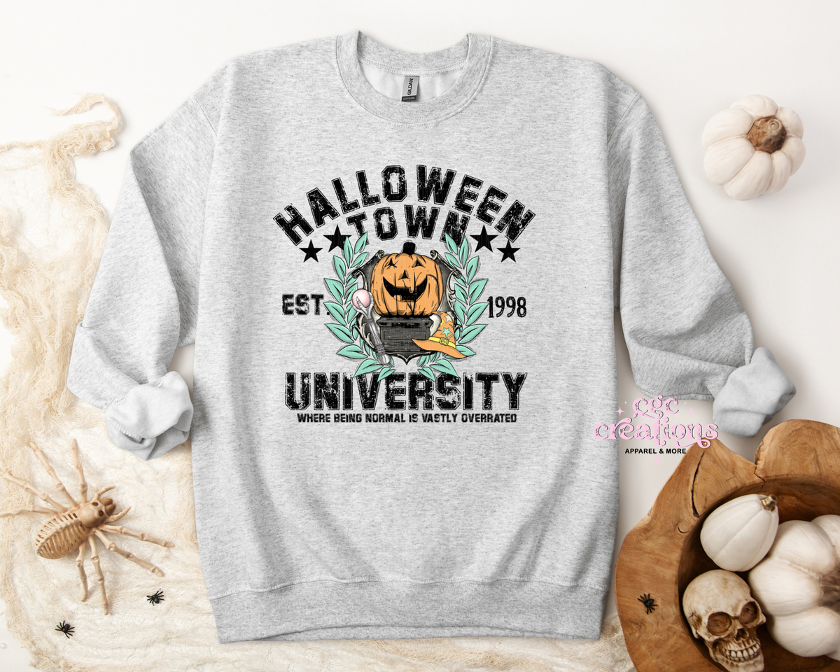 Halloween University Apparel(t-shirt or crewneck sweatshirt or hoodie)