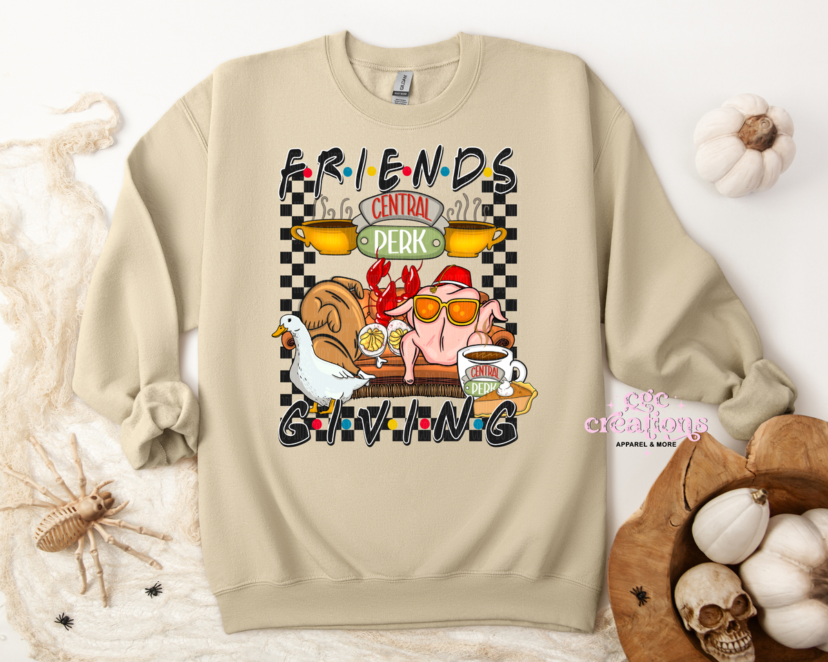 Friends Giving Apparel(t-shirt or crewneck sweatshirt or hoodie)