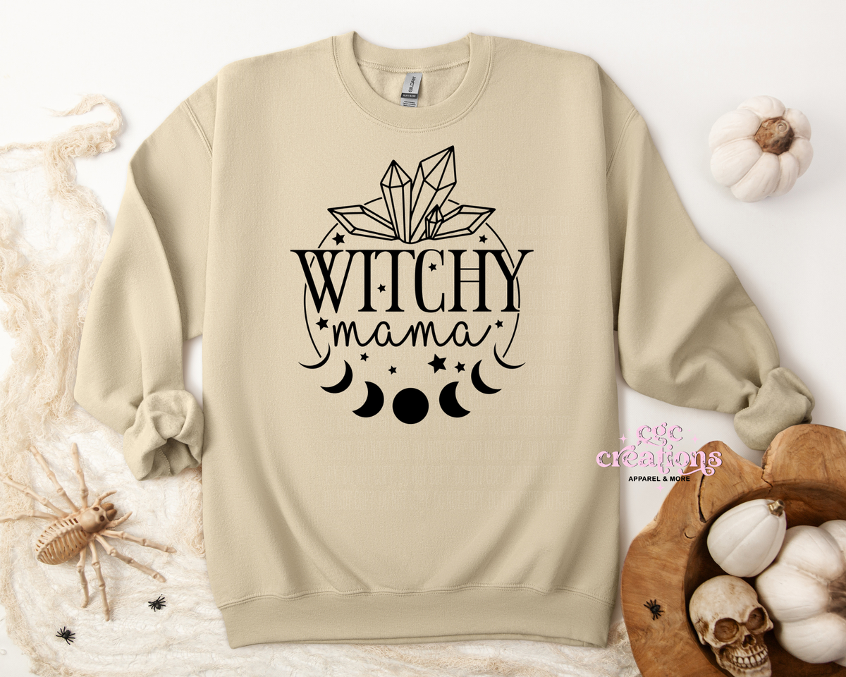 Witchy Mama Apparel(t-shirt or crewneck sweatshirt or hoodie)