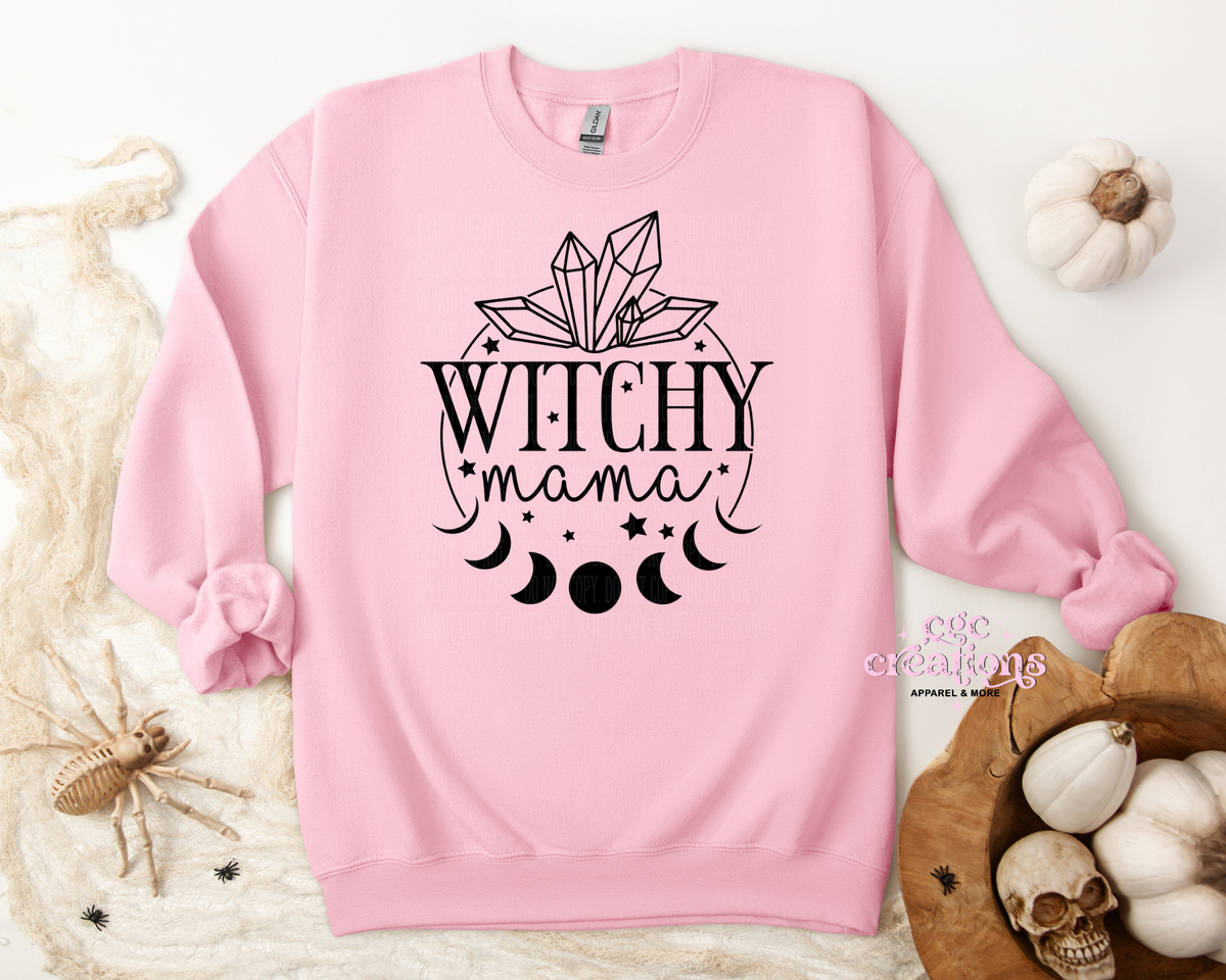 Witchy Mama Apparel(t-shirt or crewneck sweatshirt or hoodie)