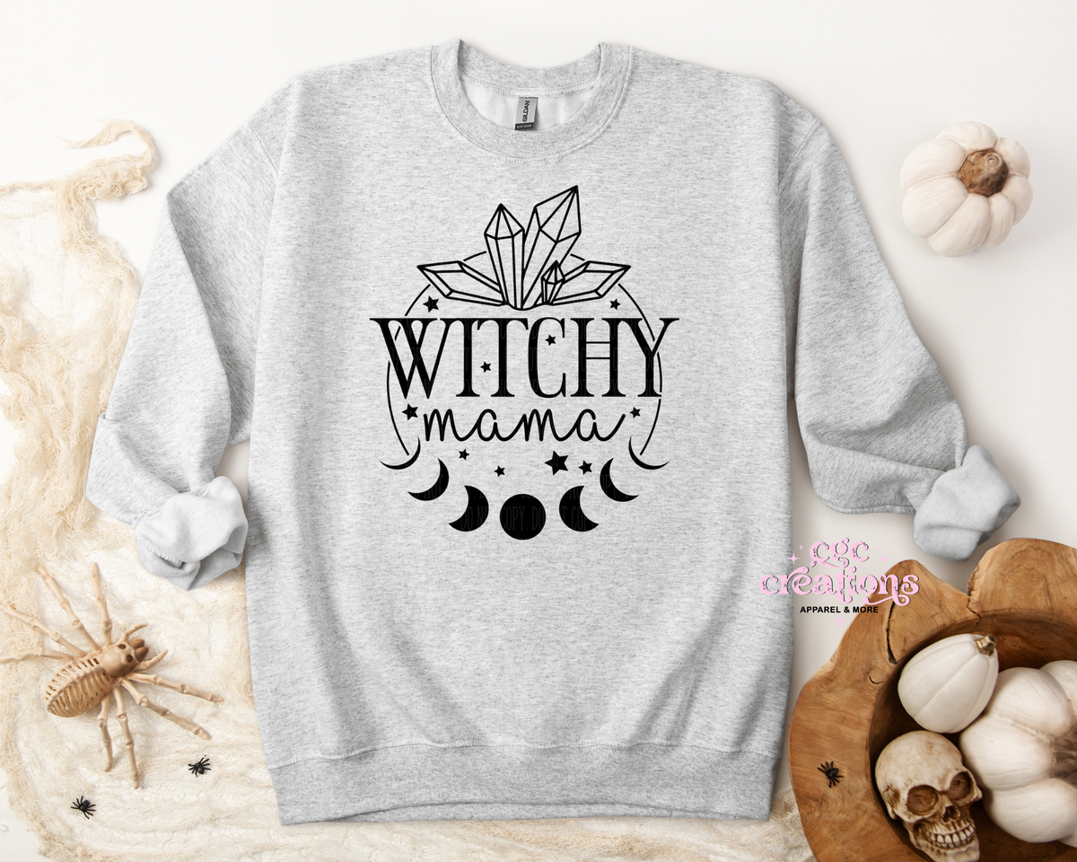 Witchy Mama Apparel(t-shirt or crewneck sweatshirt or hoodie)