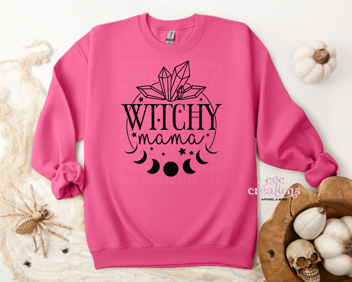 Witchy Mama Apparel(t-shirt or crewneck sweatshirt or hoodie)