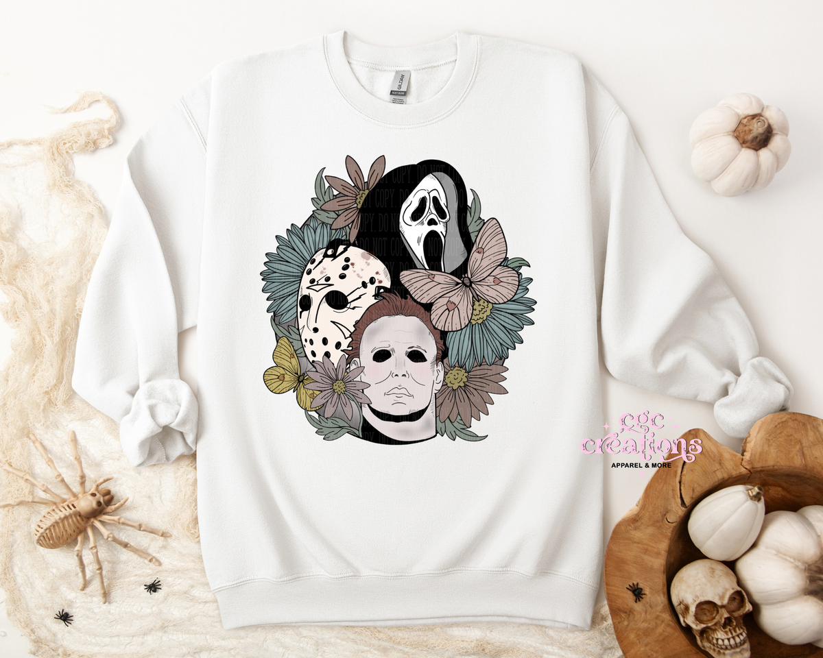 Halloween Serial Killers Apparel(t-shirt or crewneck sweatshirt or hoodie)
