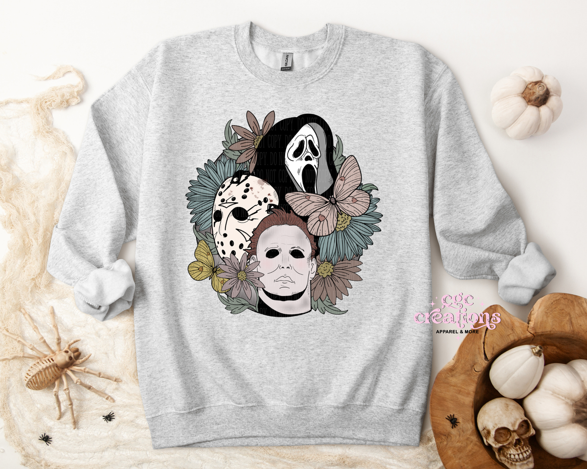 Halloween Serial Killers Apparel(t-shirt or crewneck sweatshirt or hoodie)