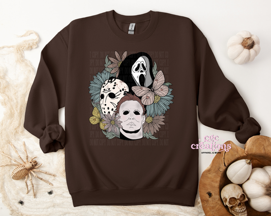 Halloween Serial Killers Apparel(t-shirt or crewneck sweatshirt or hoodie)