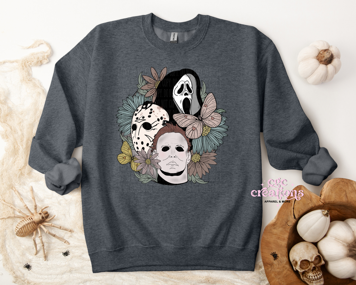 Halloween Serial Killers Apparel(t-shirt or crewneck sweatshirt or hoodie)