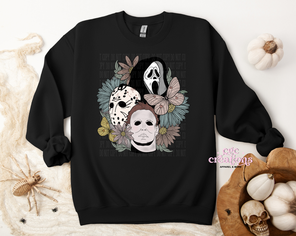 Halloween Serial Killers Apparel(t-shirt or crewneck sweatshirt or hoodie)
