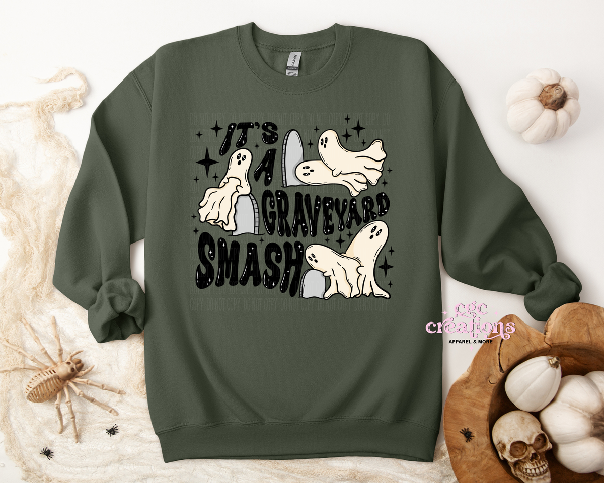 It's A Graveyard Smash Apparel(t-shirt or crewneck sweatshirt or hoodie)