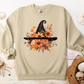 Floral Witch Hat Apparel(t-shirt or crewneck sweatshirt or hoodie)