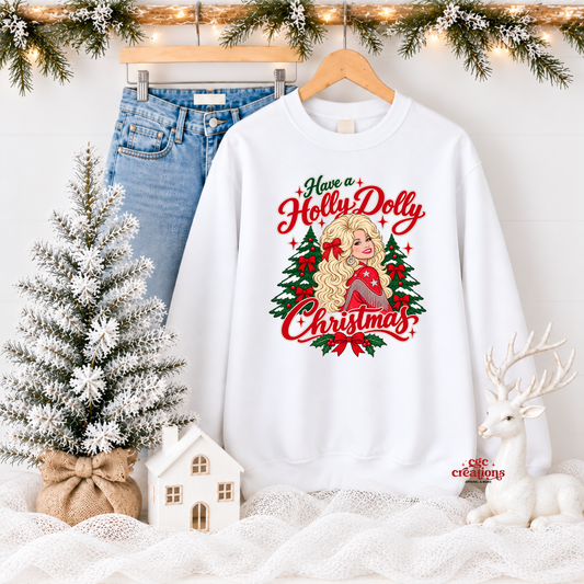 Holly D Christmas Apparel(t-shirt or crewneck sweatshirt or hoodie)