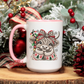 Cute Christmas Highland Cow 15oz Ceramic Coffee Mug