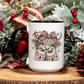 Cute Christmas Highland Cow 15oz Ceramic Coffee Mug
