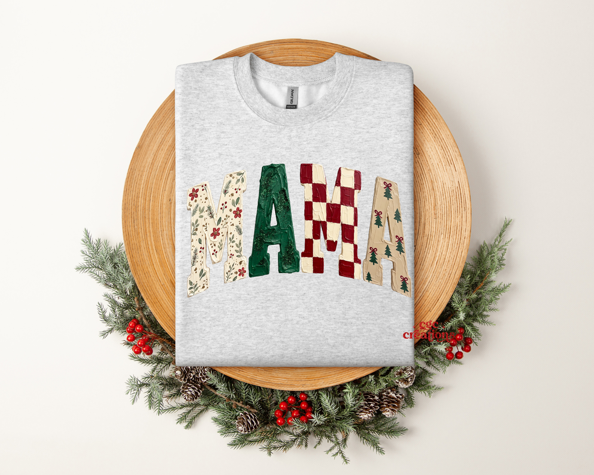 Christmas Mama Apparel(t-shirt or crewneck sweatshirt or hoodie)