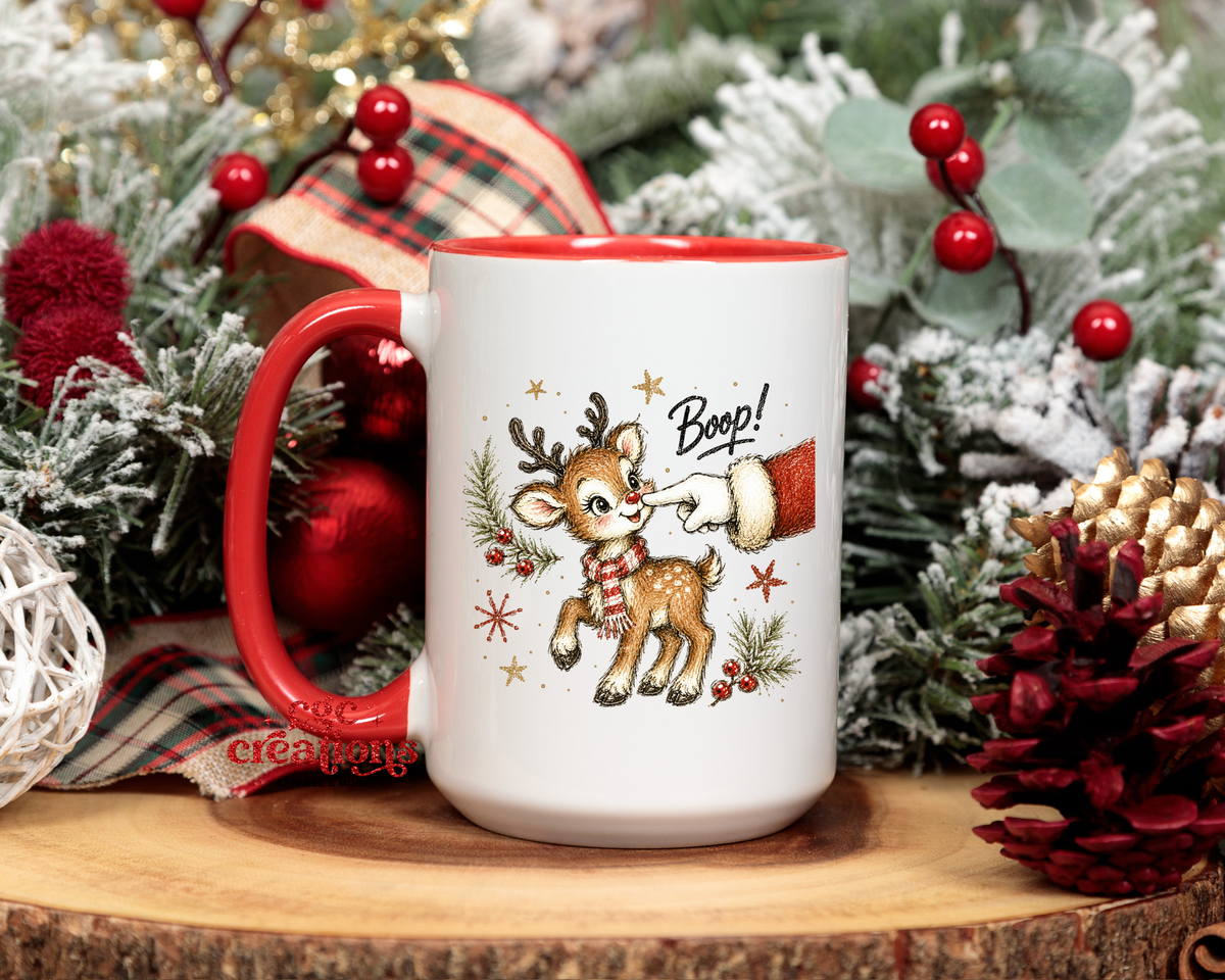 Christmas Boop 15oz Ceramic Coffee Mug