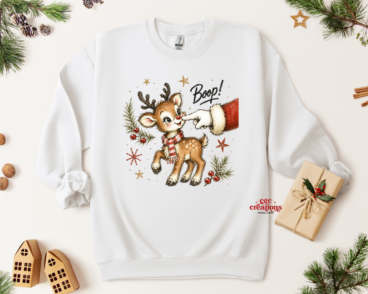 Christmas Boop Apparel(t-shirt or crewneck sweatshirt or hoodie)