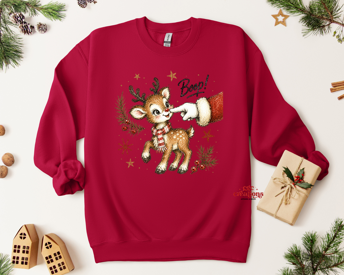 Christmas Boop Apparel(t-shirt or crewneck sweatshirt or hoodie)