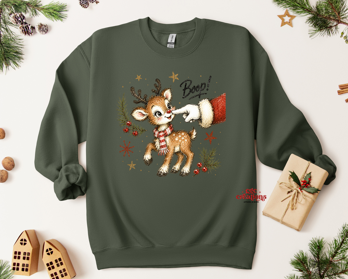 Christmas Boop Apparel(t-shirt or crewneck sweatshirt or hoodie)