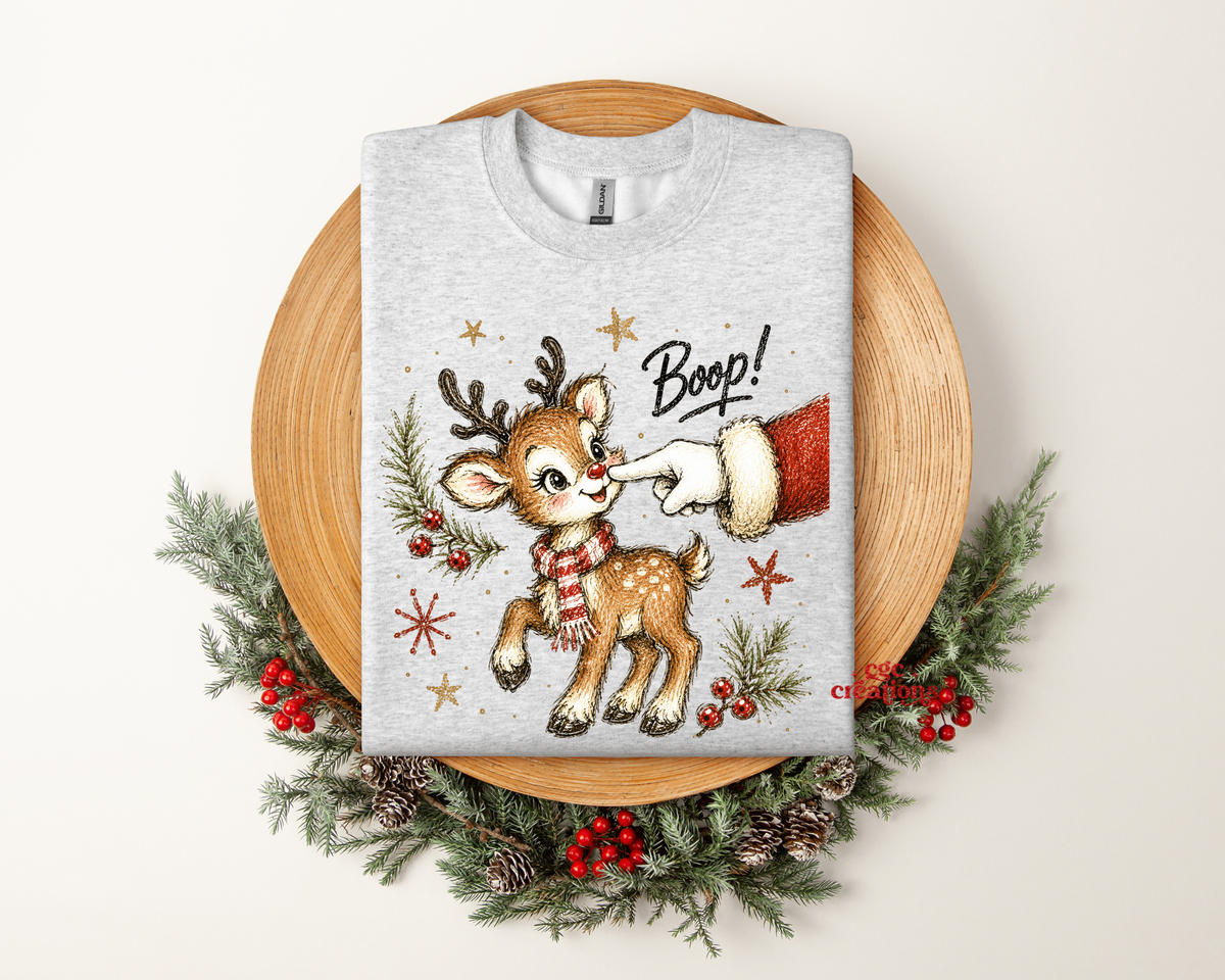 Christmas Boop Apparel(t-shirt or crewneck sweatshirt or hoodie)