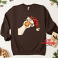 Peeking Christmas Goose Apparel(t-shirt or crewneck sweatshirt or hoodie)