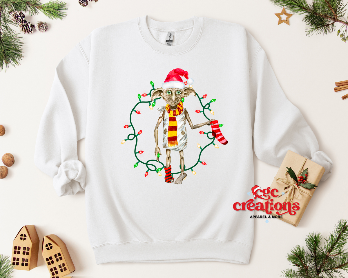 Christmas House Elf Apparel(t-shirt or crewneck sweatshirt or hoodie)