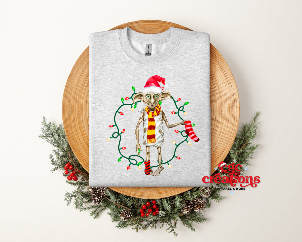 Christmas House Elf Apparel(t-shirt or crewneck sweatshirt or hoodie)