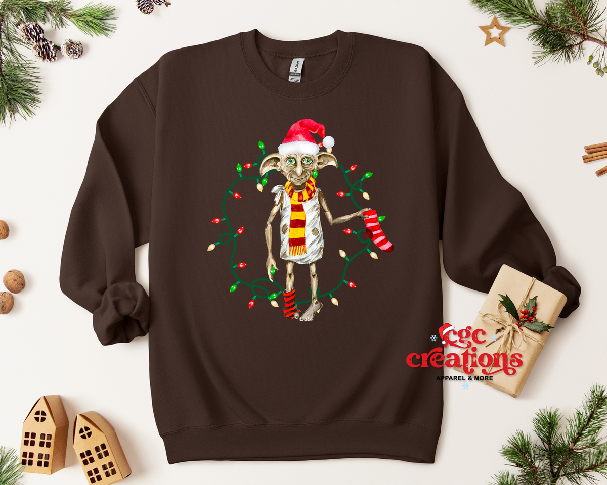Christmas House Elf Apparel(t-shirt or crewneck sweatshirt or hoodie)
