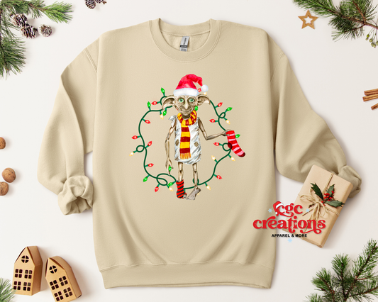 Christmas House Elf Apparel(t-shirt or crewneck sweatshirt or hoodie)