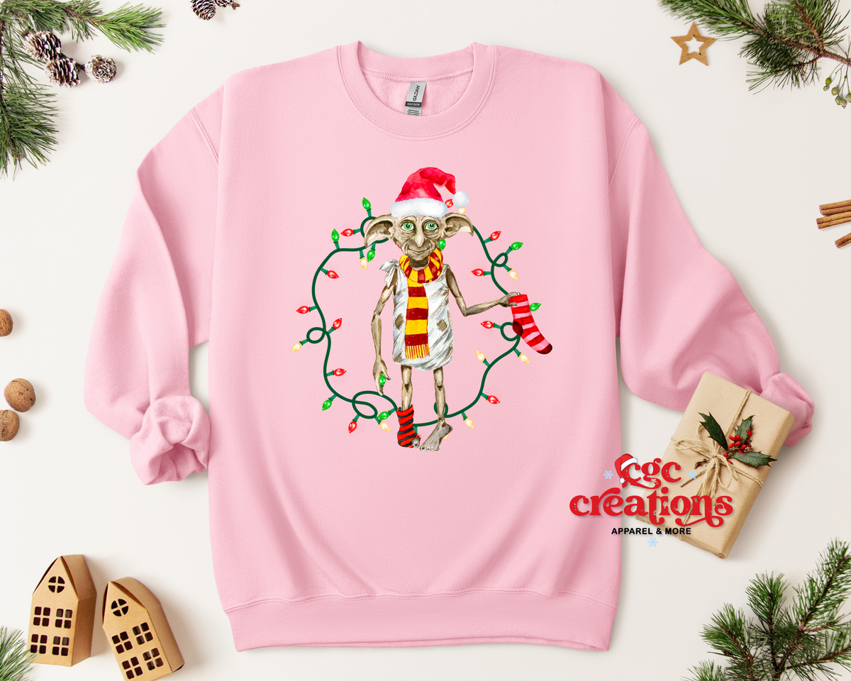 Christmas House Elf Apparel(t-shirt or crewneck sweatshirt or hoodie)