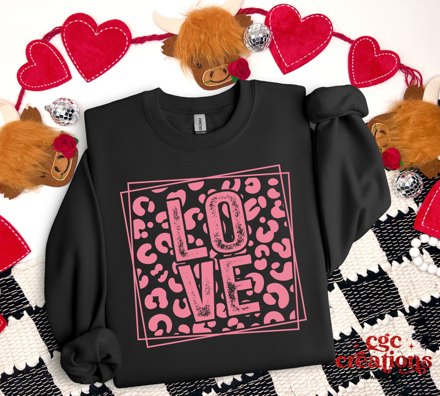 Love (Leopard) Crewneck Sweatshirt