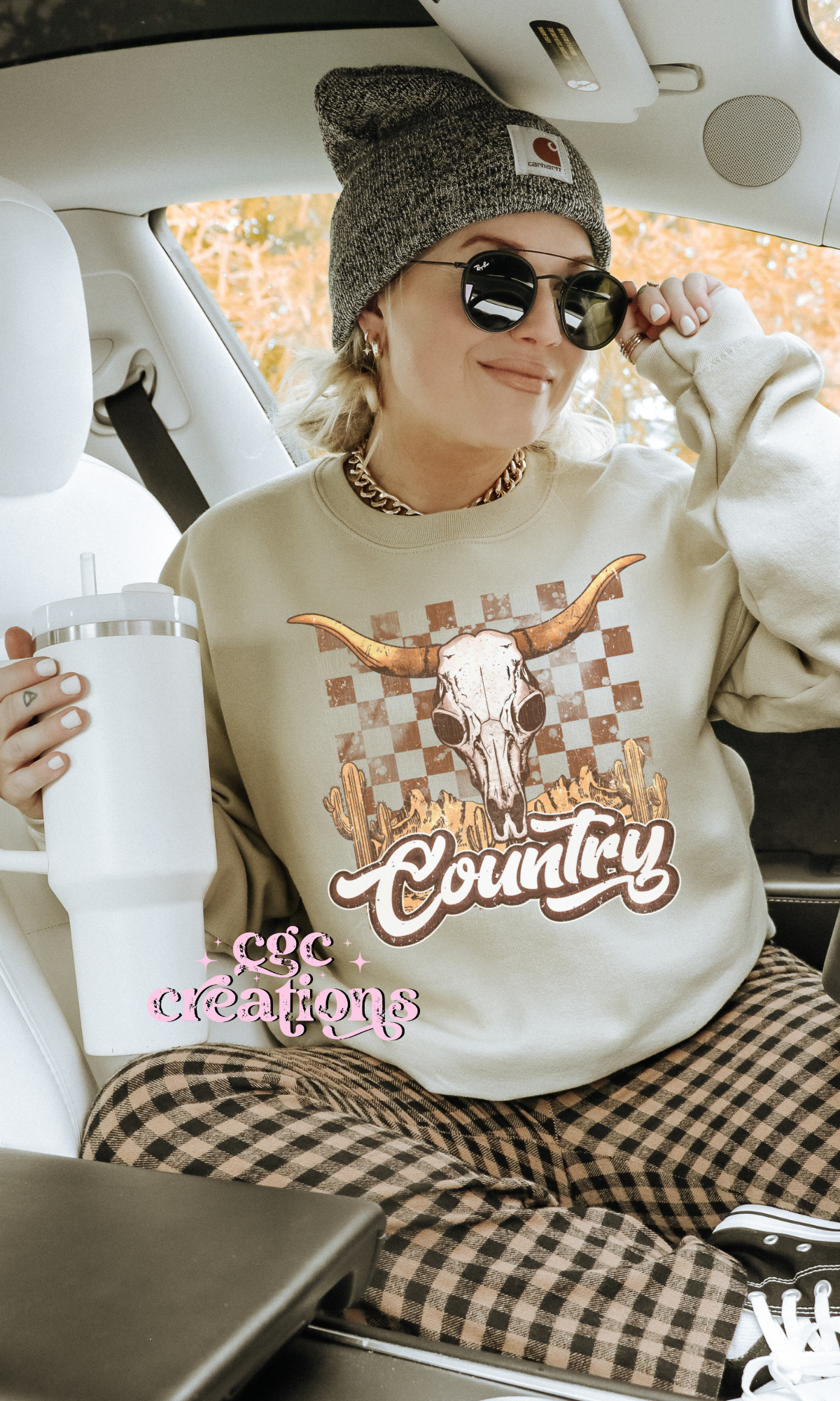 Boho Country Crewneck Sweatshirt