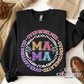 Overwhelmed Mama Crewneck Sweatshirt