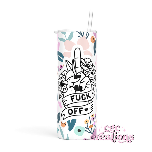 Fuck Of Floral 20oz Insulated Tumbler