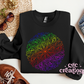 Sweary Mandala Crewneck Sweatshirt