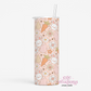 Cute Retro Carrots And Bunnies Easter 20oz Insulated Tumbler