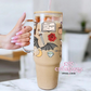ACOTAR 40oz Glass Cup With Bamboo Lid