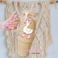 Silly Goose On The Loose 40oz Glass Cup With Bamboo Lid