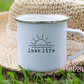 Lake Life Enamel Mug