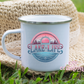 Lake Life Enamel Mug