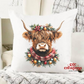 Christmas Cow Pillow