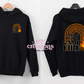 Find Me By The Campfire BLACK Hoodie- XL
