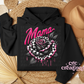 Mama Checkered Rose Hoodie