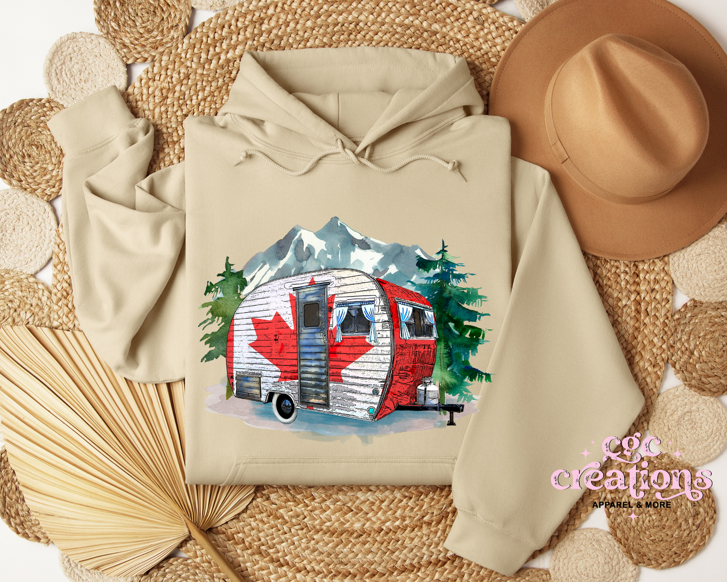Canada Travel Trailer Hoodie
