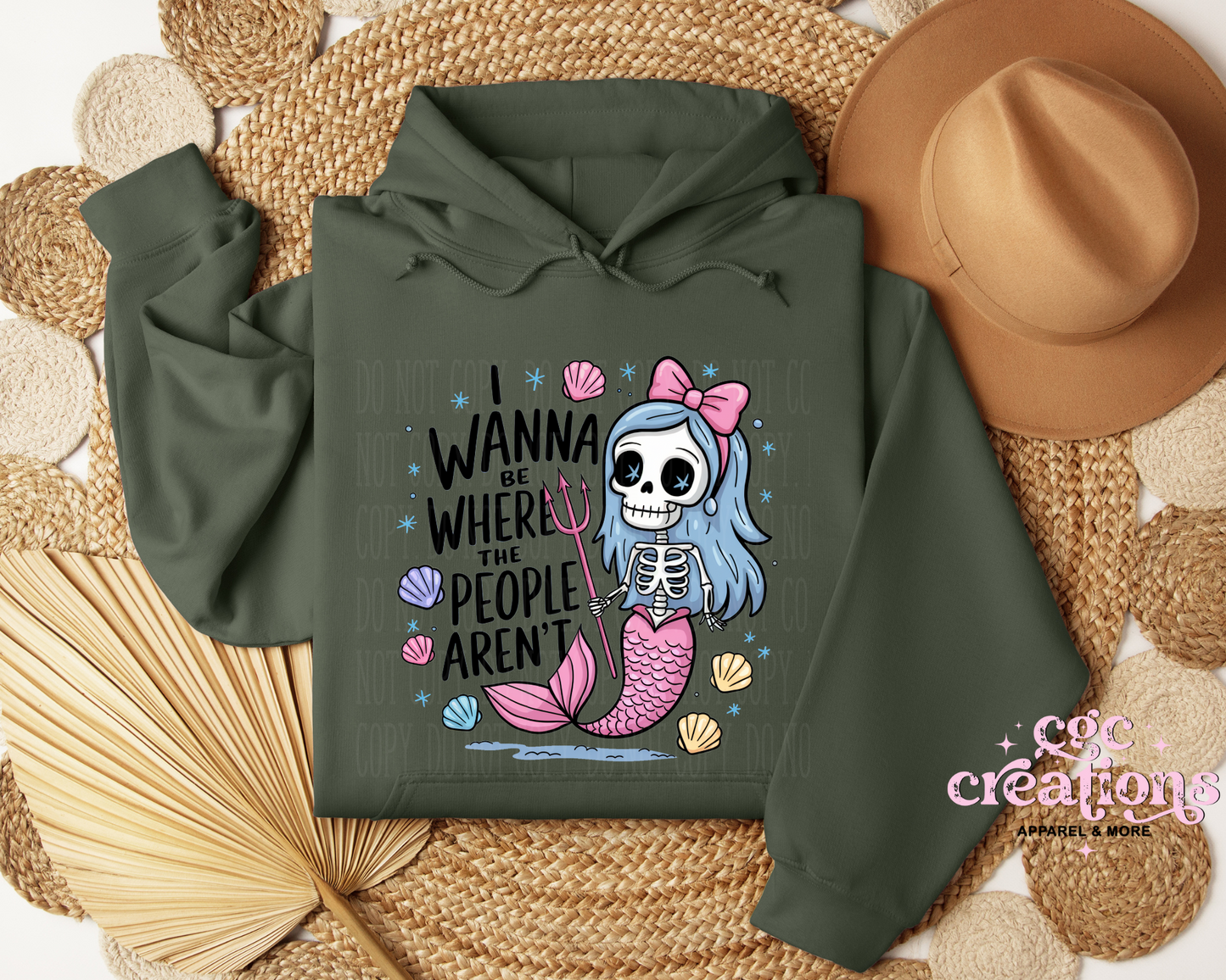 I Wanna Be Where The People Aren't Hoodie