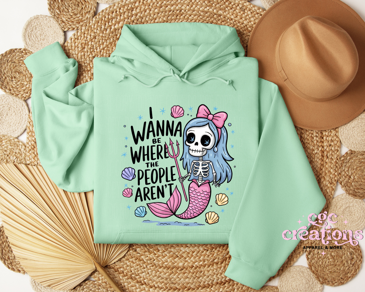 I Wanna Be Where The People Aren't Hoodie