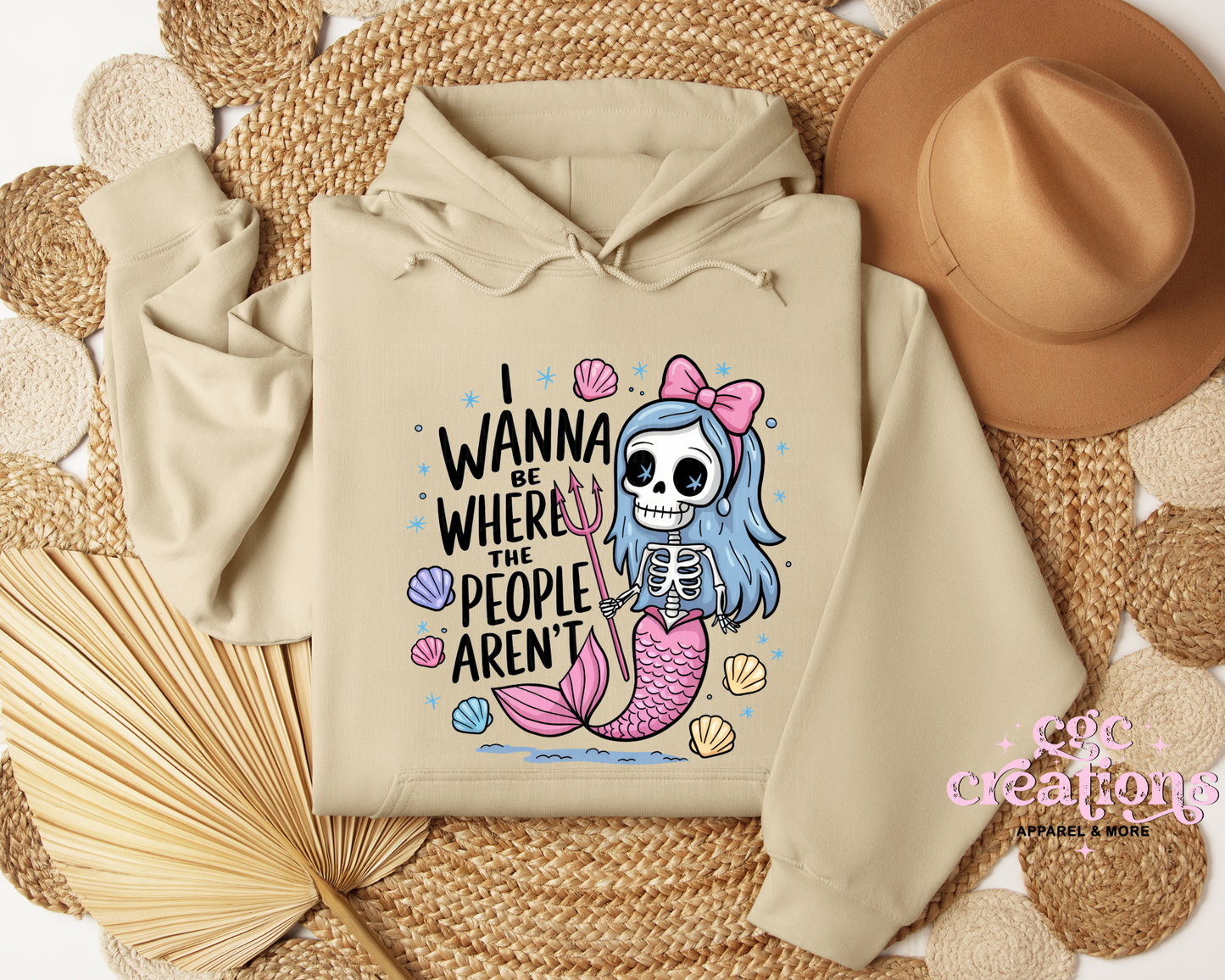 I Wanna Be Where The People Aren't Hoodie