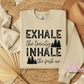 Exhale The Toxicity Inhale The Fresh Air Crewneck Sweatshirt