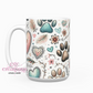 Pet Boho 15oz Ceramic Coffee Mug