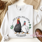 Just A Girl Who Loves Peckers Crewneck Sweatshirt