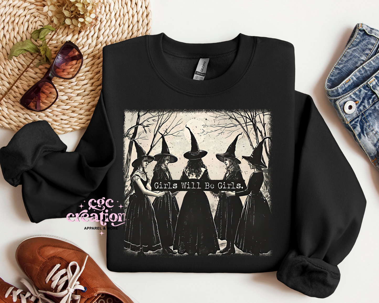 Girls Will Be Girls Crewneck Sweatshirt