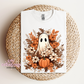 Floral Fall Ghost T-Shirt